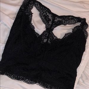 Black Lace Racerback Bralette